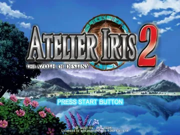 Atelier Iris 2 - The Azoth of Destiny screen shot title